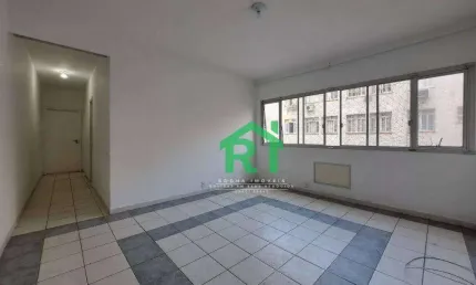 Apartamento beira mar, 2 dormitórios, 1 vaga, pitangueiras, guarujá/sp