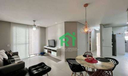 Apartamento Frente Mar, 3 Dormitórios (1 Suíte), 2 Vagas, Área de Lazer, Jardim Astúrias, Guarujá/SP