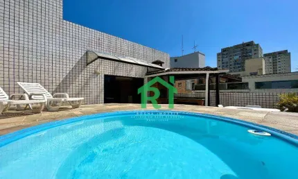 Cobertura á venda na Praia do Tombo | Rocha Imóveis Guarujá