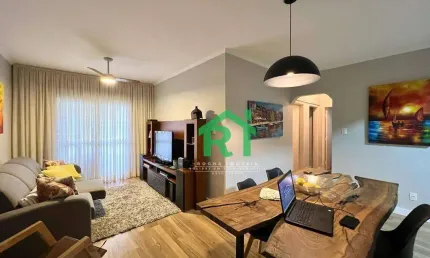 Apartamento com 3 dormitórios à venda, 97 m² por r$ 510.000,00 - jardim astúrias - guarujá/sp
