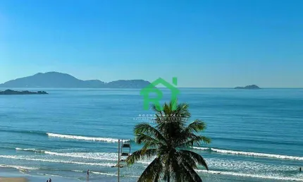 Apartamento Frente Mar, 3 dormitórios, 1 vaga,  Jardim Astúrias - Guarujá/SP