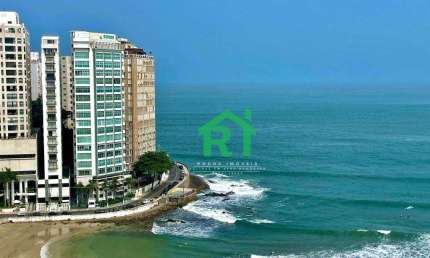 Apartamento Frente Mar, 3 Dormitórios (1 Suíte), 2 Vaga, Pitangueiras, Guarujá/SP