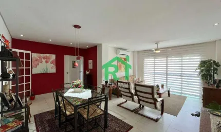 Apartamento com 2 dormitórios (1 suíte), 1 vaga, jardim astúrias, guarujá/sp