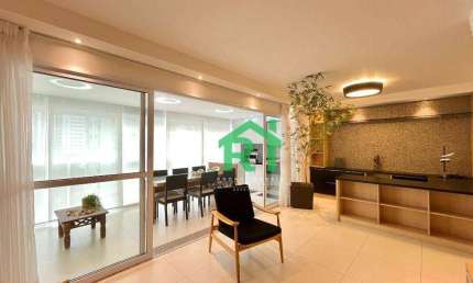 Apartamento Reformado, 3 Dormitórios (1 Suíte), 2 Vagas, Área de Lazer, Pitangueiras, Guarujá/SP