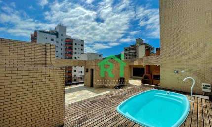 Cobertura Penthouse, 4 Dormitórios (2 Suítes), 2 Vaga, Área de Lazer, Enseada, Guarujá/SP