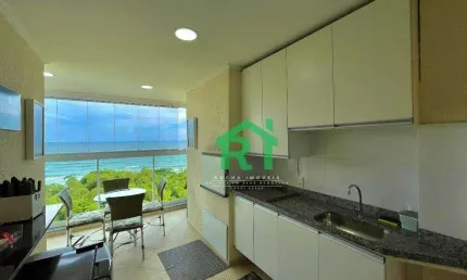 Apartamento à beira mar com 3 Dormitórios (1 suíte), 2 Vagas, Lazer, Tombo, Guarujá/SP