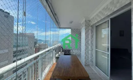 Apartamento com 2 dormitórios à venda, 80 m² por r$ 830.000,00 - jardim astúrias - guarujá/sp