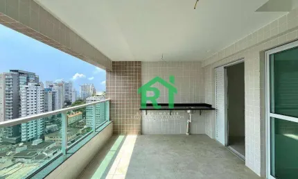 Apartamento com 3 dormitórios à venda, 86 m² por r$ 1.050.000,00 - jardim astúrias - guarujá/sp