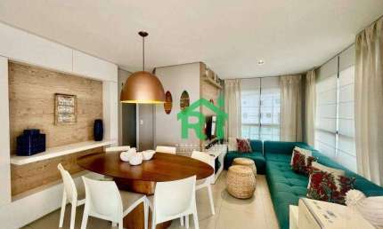 Cobertura Penthouse, 2 Dormitórios (1 Suíte), 2 Vagas, Área de Lazer, Pitangueiras, Guarujá/SP