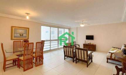 Apartamento Frente-Mar Reformado, 3 Quartos. Venda, 111m² R$650.000 - Pitangueiras - Guarujá/SP