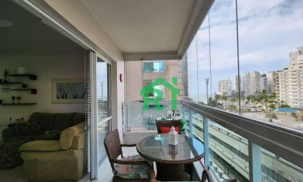 Apartamento com 2 dormitórios à venda, 78 m² por r$ 850.000,00 - jardim astúrias - guarujá/sp