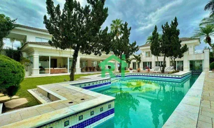 Casa com 6 dormitórios à venda, 1300 m² por r$ 8.300.000,00 - acapulco - guarujá/sp