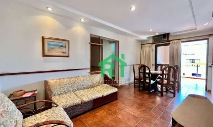 Flat à venda por R$ 550.000 - Pitangueiras - Guarujá/SP