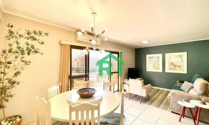 Apartamento com 3 dormitórios,(1 suíte)  1 vaga,  enseada - guarujá/sp