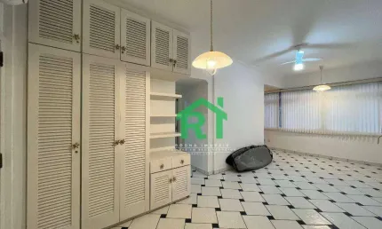 Apartamento beira-mar 1 dormitório à venda, 45m², 1 vaga r$350.000 - pitangueiras - guarujá/sp