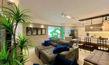 Apartamento com Varanda Gourmet, 3 Dormitórios (2 Suítes), 2 Vagas, Área de Lazer, Pitangueiras, Guarujá/SP