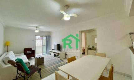 Apartamento com Vista Mar, 2 dormitórios (1 Suíte), 1 Vaga, Área de Lazer, Pitangueiras - Guarujá/SP