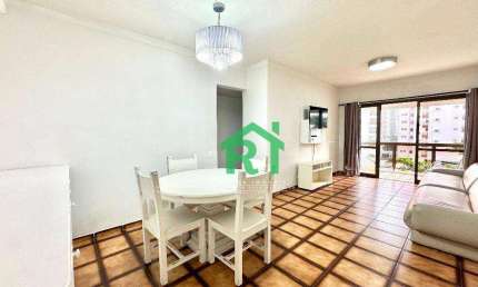 Apartamento com 3 dormitórios, 2 vagas, 200 metros da praia  à venda, 100 m² por R$ 575.000 - Pitangueiras - Guarujá/SP