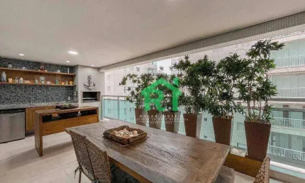 Apartamento com 4 dormitórios à venda, 134 m² por r$ 1.190.000,00 - jardim astúrias - guarujá/sp