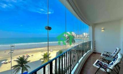 Apartamento Frente Mar, 3 Dormitórios (1 Suíte), 1 Vaga, Jardim Astúrias, Guarujá/SP