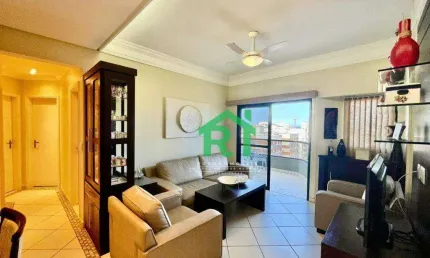 Apartamento vista-mar 3 quartos (1 suíte). venda, 90m² r$500.000 – praia enseada - guarujá/sp