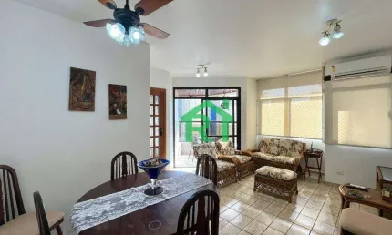 Apartamento com 3 quartos (1 suíte), 1 vaga, lazer, jardim astúrias, guarujá/sp