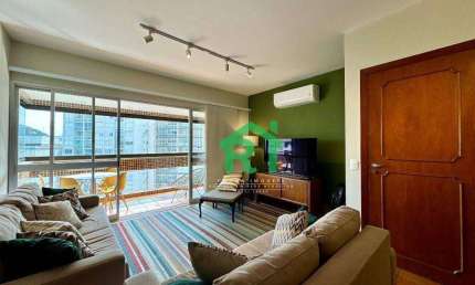 Apartamento com 3 dormitórios à venda, 115 m² por R$ 660.000,00 - Pitangueiras - Guarujá/SP