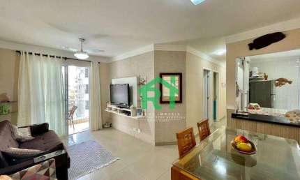 Apartamento Frente Mar, 3 Dormitórios (1 Suíte), 2 Vagas, Lazer, Jardim Astúrias - Guarujá/SP