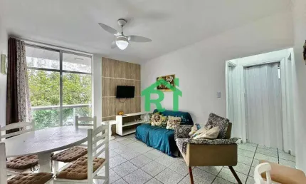 Apartamento Vista para o Mar, com 2 dormitórios à venda, 55 m² por R$ 370.000 - Pitangueiras - Guarujá/SP