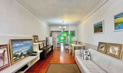 Apartamento beira mar, 2 dormitórios (1 suíte), 2 vagas, Pitangueiras, Guarujá/SP.
