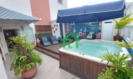 Cobertura reformada 4 quartos (suítes), lazer privativo. Venda, 208m² R$950.000 - Enseada - Guarujá/SP