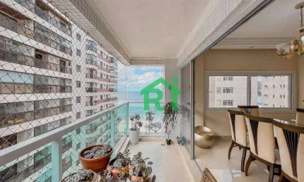 Apartamento à Beira Mar, 3 Suítes, 2 Vagas, Área de Lazer, Jardim Astúrias, Guarujá/SP
