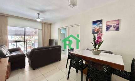 Apartamento com 2 dormitórios à venda, 80 m² por R$ 330.000 - Enseada - Guarujá/SP