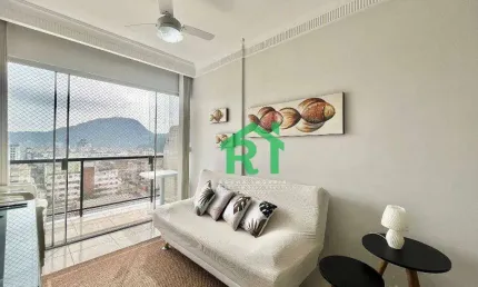 Apartamento com 1 dormitório à venda, 55 m² por R$ 340.000,00 - Enseada - Guarujá/SP