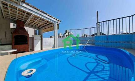 Cobertura com 2 dormitórios à venda, 120 m² por R$ 380.000,00 - Enseada - Guarujá/SP
