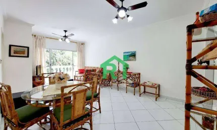 Apartamento com 3 dormitórios, 120 m² - venda por R$ 450.000,00 ou aluguel por R$ 3.800,00/mês - Enseada - Guarujá/SP