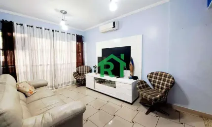 Apartamento com 2 dormitórios à venda, 75 m² por r$ 300.000,00 - enseada - guarujá/sp
