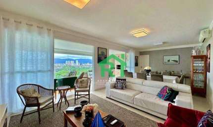 Apartamento moderno, 3 dormitórios (3 suítes), 2 vagas, lazer, Enseada, Guarujá/SP.