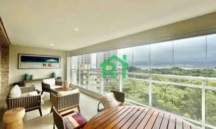Apartamento com 3 dormitórios à venda, 158 m² por r$ 1.290.000 - enseada - guarujá/sp