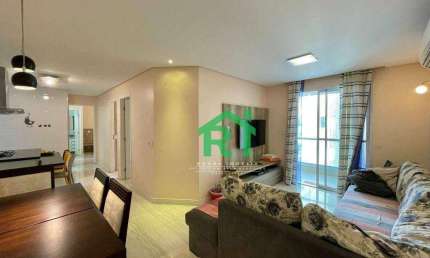 Apartamento Frente Mar, 3 Dormitórios (1 Suíte), 2 Vagas, Lazer, Jardim Astúrias, Guarujá/SP