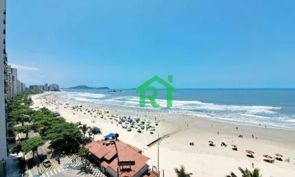 Apartamento Frente ao Mar, com 2 Dormitórios (1 Suíte), Praia das Pitangueiras - Guarujá/SP
