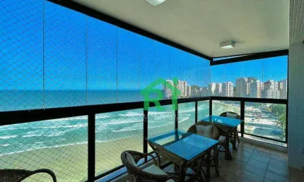 Apartamento Frente Mar, 3 Dormitórios (3 Suítes), 2 Vagas, Área de Lazer, Jardim Astúrias, Guarujá/SP