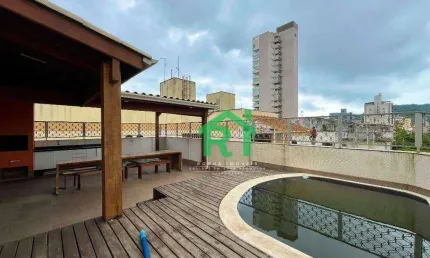 Cobertura com 2 Quartos (1 Suíte), 2 Vagas, Lazer, Jardim Astúrias, Guarujá/SP