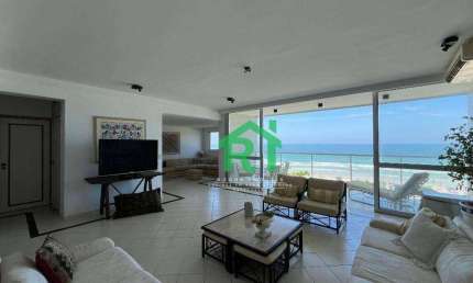 Apartamento Frente Mar, 3 Dormitórios (2 Suítes), 1 Vaga, Pitangueiras, Guarujá/SP