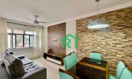 Apartamento Beira mar, 2 Dormitórios (1 Suíte),1 Vaga, Enseada, Guarujá/SP
