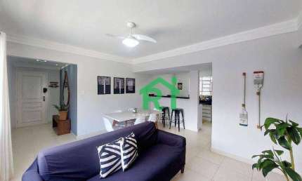 Apartamento com 2 dormitórios, 79 m² - venda por R$ 450.000,00 ou aluguel por R$ 4.000,00/mês - Enseada - Guarujá/SP