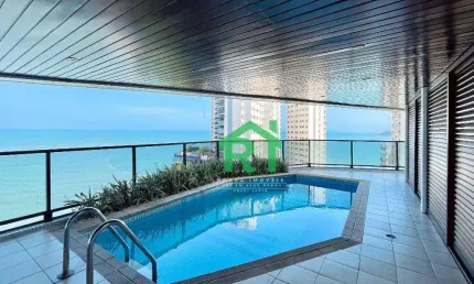 Apartamento com 4 dormitórios à venda, 350 m² por R$ 4.400.000,00 - Jardim Astúrias - Guarujá/SP
