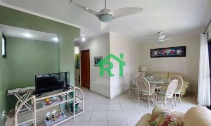 Apartamento com 3 dormitórios à venda, 90 m² por r$ 373.000 - enseada - guarujá/sp