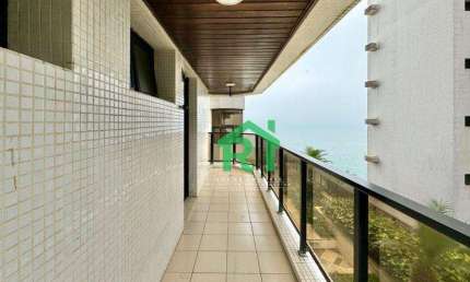 Apartamento Frente mar, 3 dormitórios,(2 suítes) 3 vagas, Lazer - Enseada - Guarujá/SP