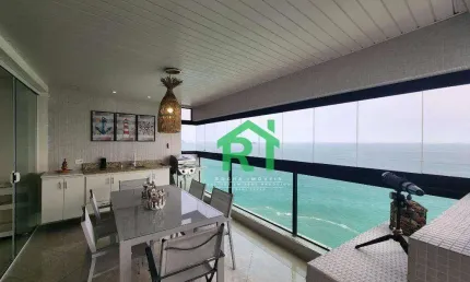 Apartamento com 3 dormitórios, 186 m² - venda por R$ 1.800.000,00 ou aluguel por R$ 10.000,00/mês - Pitangueiras - Guarujá/SP